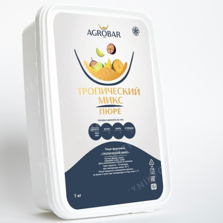 Тропический микс (ананас, манго, маракуйя, лайм, сахар 6,5%).